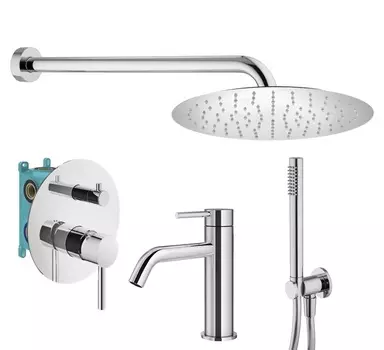 Душевой комплект Plumberia Selection Ixo KITXO18CR53 хром