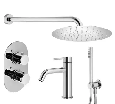 Душевой комплект Plumberia Selection Ixo KITXOT18CR53 хром