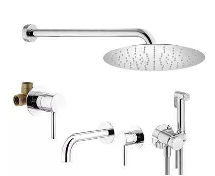 Душевой комплект Plumberia Selection Ixo KITZXO01CR210 хром