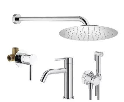 Душевой комплект Plumberia Selection Ixo KITZXO01CR53 хром