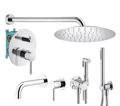 Душевой комплект Plumberia Selection Ixo KITZXO18CR210 хром