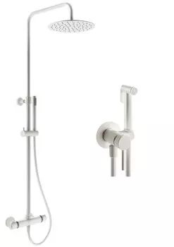 Душевой комплект Plumberia Selection Ixo KITZXO6302BO белый матовый