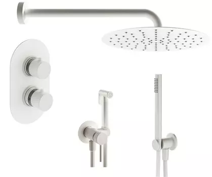 Душевой комплект Plumberia Selection Ixo KITZXOT18BO белый матовый