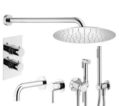 Душевой комплект Plumberia Selection Ixo KITZXOT18QCR210 хром