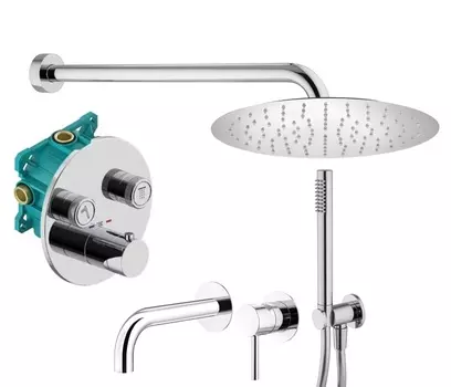 Душевой комплект Plumberia Selection Ps Box KITPSB02CR210 хром