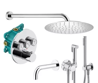 Душевой комплект Plumberia Selection Ps Box KITZPSB03CR60 хром