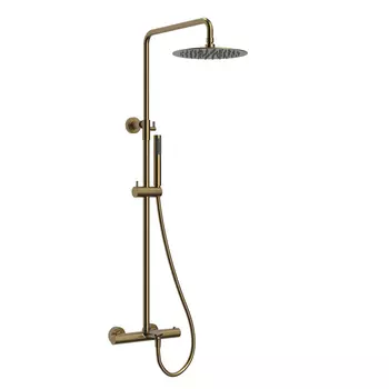Душевой комплект Raiber Graceful RPG-007 с термостатом, золото