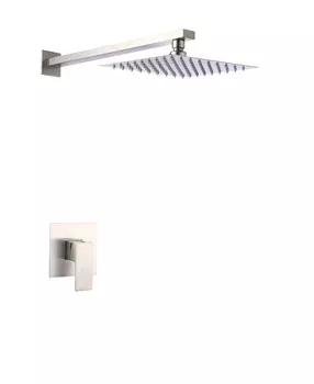 Душевой комплект Ростовская Мануфактура Сантехники (РМС) SUS129-2 с внутренней частью, нержавеющая сталь