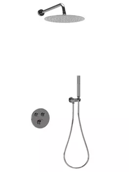 Душевой комплект Sancos Link SC3005CH c термостатическим смесителем, с внутренней частью, хром
