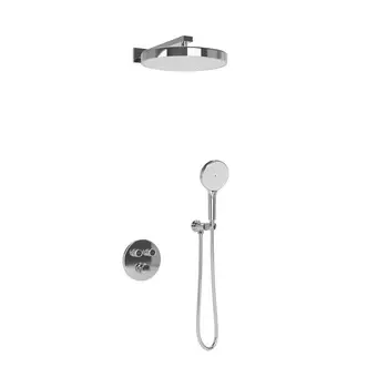 Душевой комплект Sancos Space SC3006CH с внутренней частью, c термостатом, хром