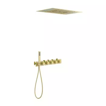 Душевая система Timo Petruma SX-5229/17SM встраиваемая, золото матовое