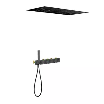 Душевая система Timo Petruma SX-5329/03SM встраиваемая, черный матовый