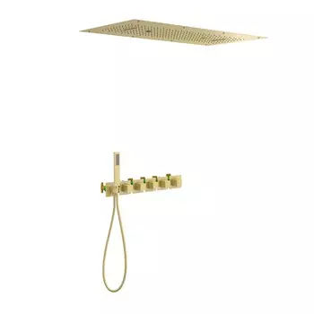 Душевая система Timo Petruma SX-5329/17SM встраиваемая, золото матовое
