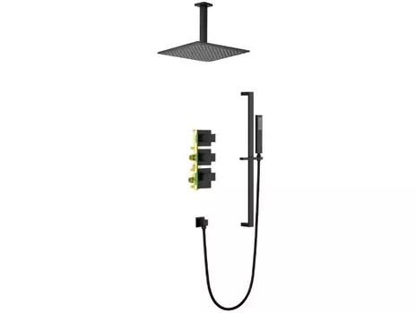 Душевая система Timo Selene SX-2229/03SM встраиваемая, черный матовый