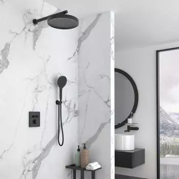 Душевой комплект Vincea Inspire VSFW-3I21MT2 встраиваемый, термостатический, двухрежимный
