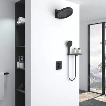 Душевой комплект Vincea Inspire VSFW-3I21MT3RMB встраиваемый, термостатический, двухрежимный