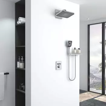 Душевой комплект Vincea Inspire VSFW-3I21MT4RCH встраиваемый, термостатический, двухрежимный