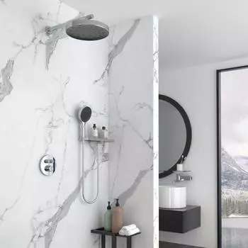 Душевой комплект Vincea Inspire VSFW-3I22MT2RCH встраиваемый, термостатический, двухрежимный