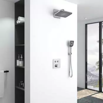 Душевой комплект Vincea Inspire VSFW-421I4CH встраиваемый, двухрежимный