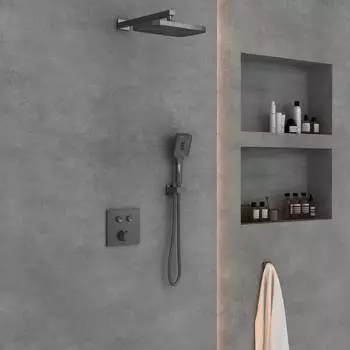 Душевой комплект Vincea VSFW-4211MB встраиваемый, двухрежимный, черный