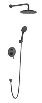 Душевой комплект Voda Vessel Black VSLB Set_3in1 черный матовый