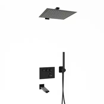 Душевой комплект WasserKRAFT A7458.219.162.302.240.217.220 Thermo черный