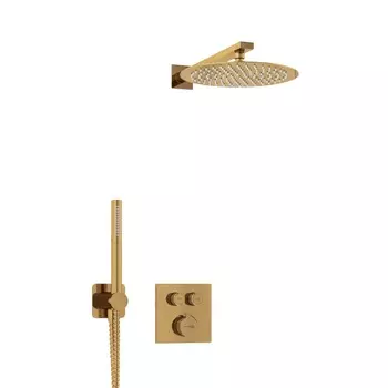 Душевой комплект WasserKRAFT Aisch A5548.180.259.285.194.286 Thermo золото