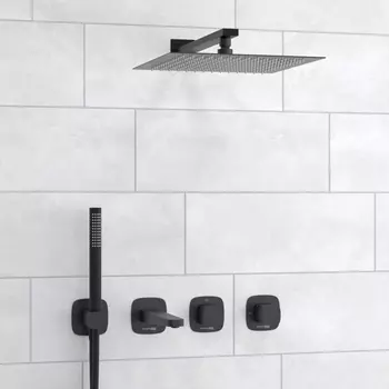 Душевой комплект WasserKRAFT Nuthe A9151.265.315.219.162.327.242.217 черный матовый