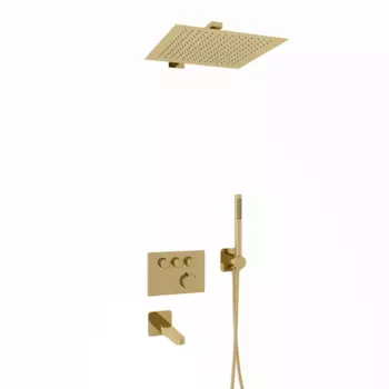 Душевой комплект WasserKRAFT Sauer A7158.183.261.280.197.281.187 Thermo золото