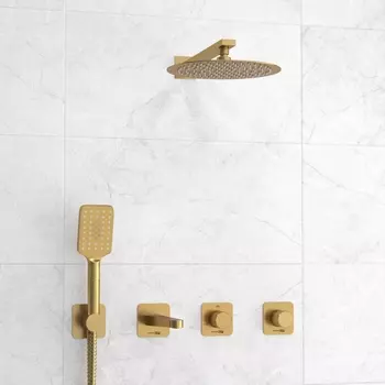 Душевой комплект WasserKRAFT Schunter A8251.307.308.180.259.285.194.201 золото матовое