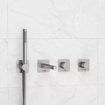 Душевой комплект WasserKRAFT Tauber A6451.296.298.275.100.276 никель