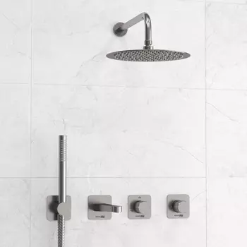 Душевой комплект WasserKRAFT Tauber A6451.297.298.097.121.275.100.276 никель