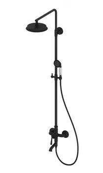 Душевой комплект Wonzon & Woghand WW-88739008-MB черный