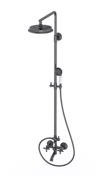 Душевой комплект Wonzon & Woghand WW-88739020-BGM темный графит