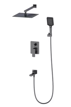 Душевой комплект Wonzon & Woghand WW-88939003-BGM темный графит