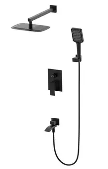Душевой комплект Wonzon & Woghand WW-88939009A-MB черный