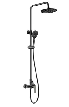 Душевой комплект Wonzon & Woghand WW-A30103-BGG темный графит