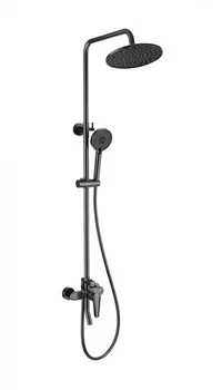 Душевой комплект Wonzon & Woghand WW-B2168-A-BGG темный графит