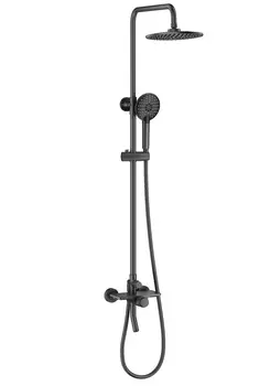 Душевой комплект Wonzon & Woghand WW-N3S962-BGG темный графит