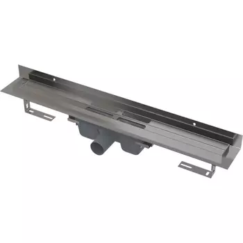 Душевой лоток AlcaPlast APZ16-650 Wall пристенный, для перфорированной решетки, с фиксированным воротником