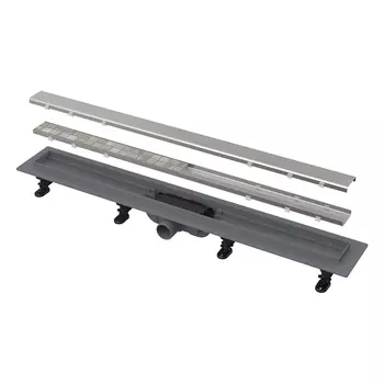 Душевой лоток AlcaPlast APZ19-950 с решеткой нержавеющая сталь / под плитку