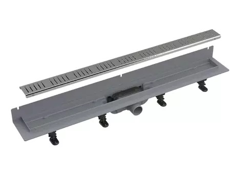 Душевой лоток AlcaPlast APZ30-750M пристенный, с решеткой и опорами