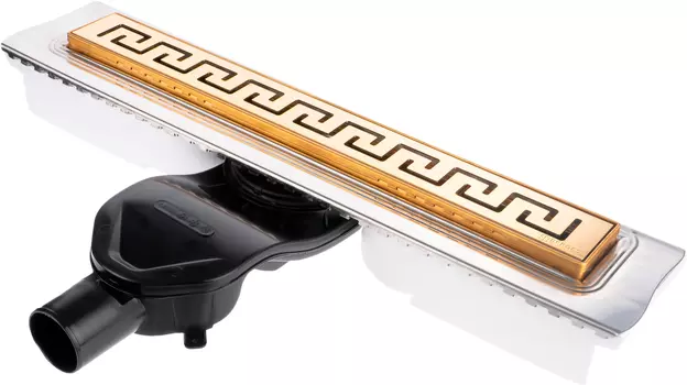 Душевой лоток Berges Wasserhaus B1 Antik 092126 80 см, золото