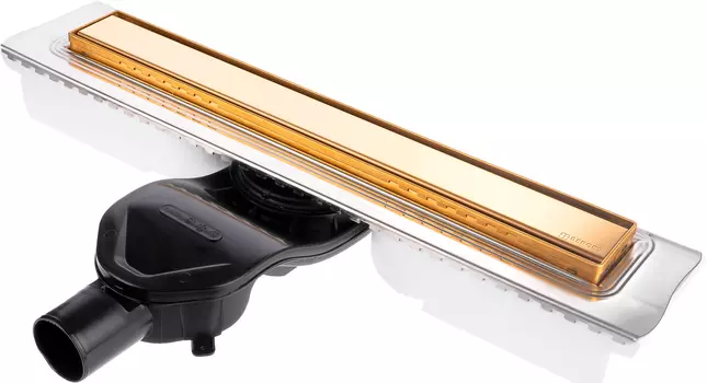 Душевой лоток Berges Wasserhaus B1 Keramik 092120 90 см, золото