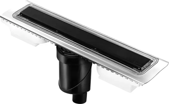 Душевой лоток Berges Wasserhaus C1 Norma 095039 80 см, черный