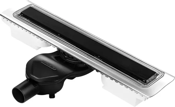 Душевой лоток Berges Wasserhaus C1 Norma 095139 80 см, черный