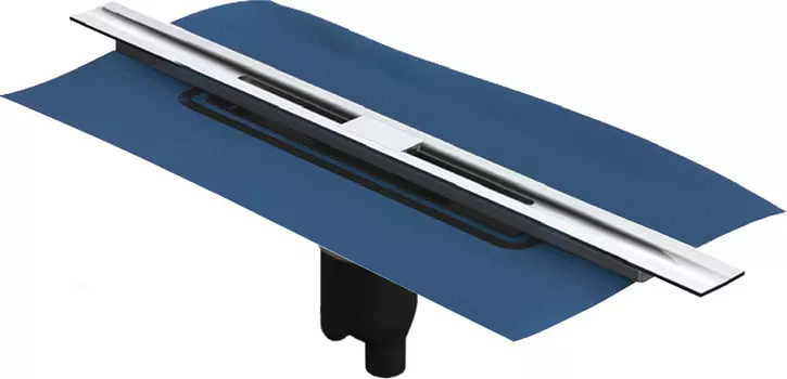 Душевой лоток Berges Wasserhaus Simpel 091011 60 см с вертикальным сифоном