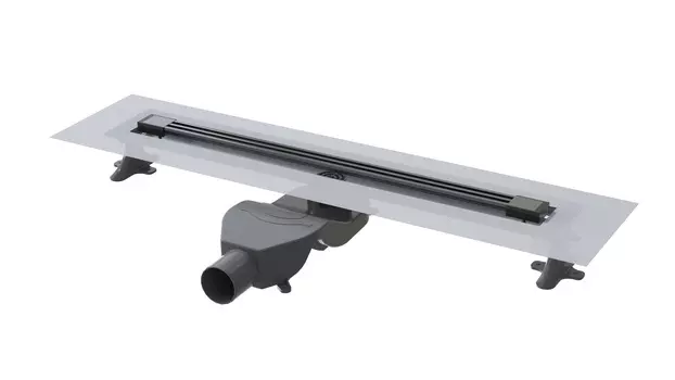 Душевой лоток Boheme B&T Infinity 60 см, оружейная сталь