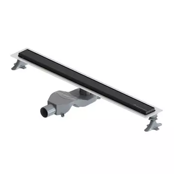 Душевой лоток Boheme Premium Linear 60 см, черный