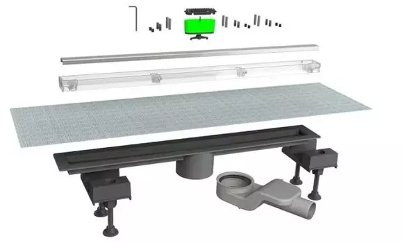 Душевой лоток Bonomini Canalissima 6825WX60SWZ 60 см